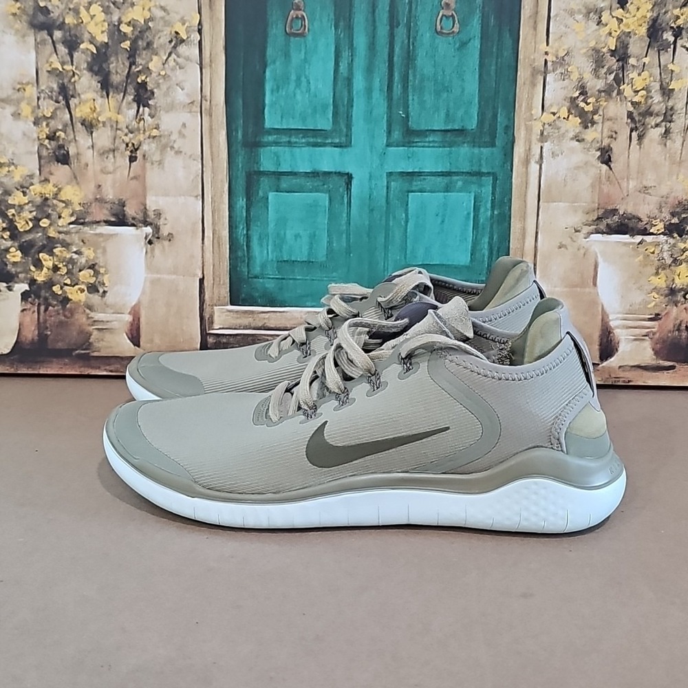 Nike Free Sneakers Shoes Running Size 8 Tan Ah5207-200